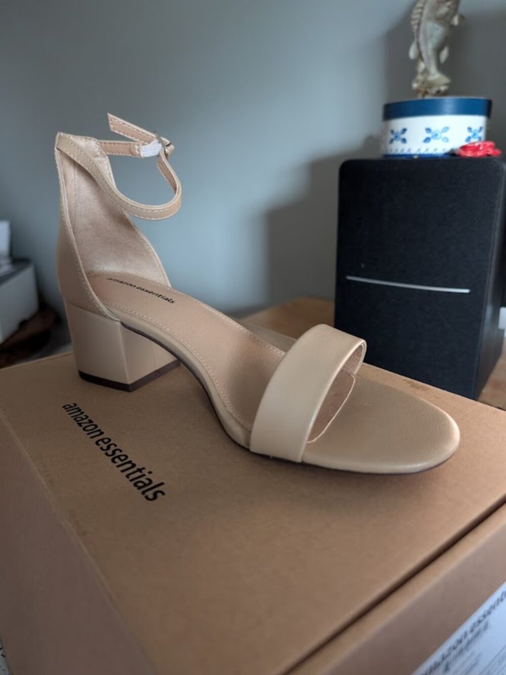 Beige Block Heels Size 8.5